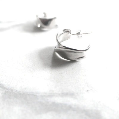 【CS191036】Sterling Silver Hoop Earrings