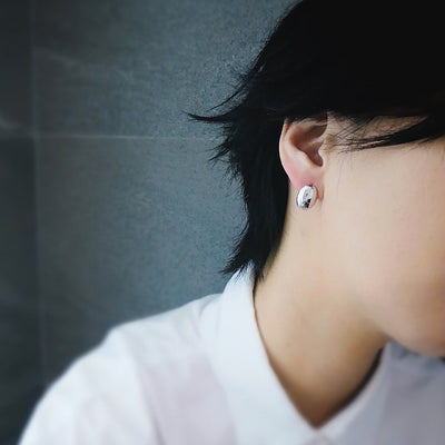 【SE210205】 Sterling Silver Stud Earrings 