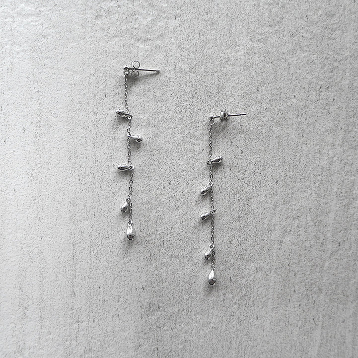 【SE210211】 Sterling Silver Dangle Earrings