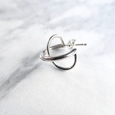 【CS200104】Sterling Silver Hoop Earrings