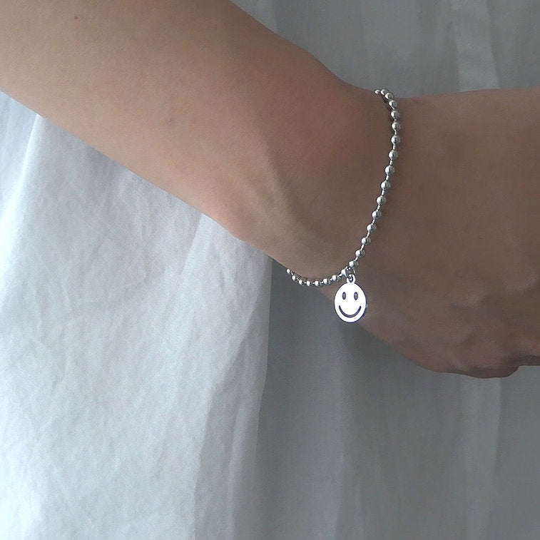 【BR210508】 Sterling Silver Charm Bracelet