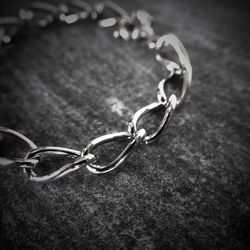 【SB210805】 Sterling Silver Chain Bracelet