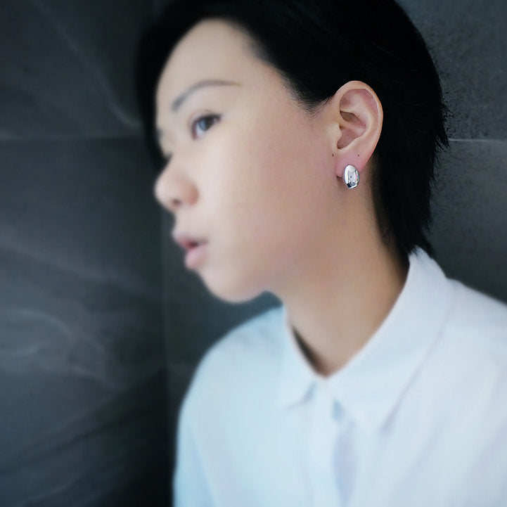 【SE210205】 Sterling Silver Stud Earrings 