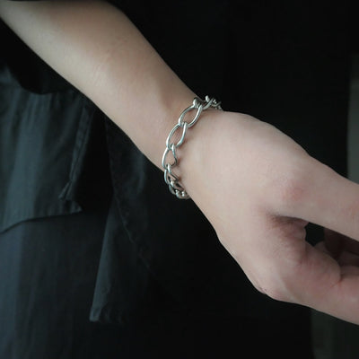 【SB210805】 Sterling Silver Chain Bracelet