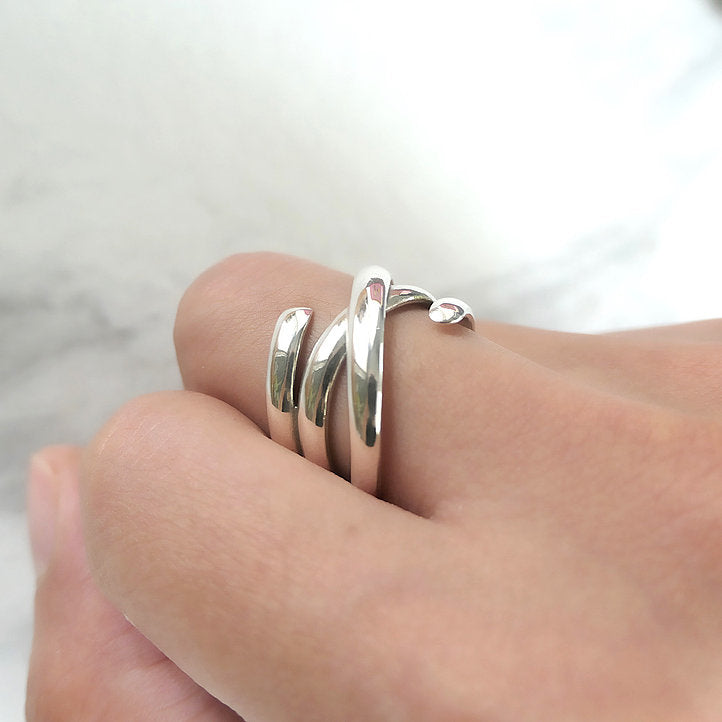 【RN200902】Sterling Silver Ring Free Size