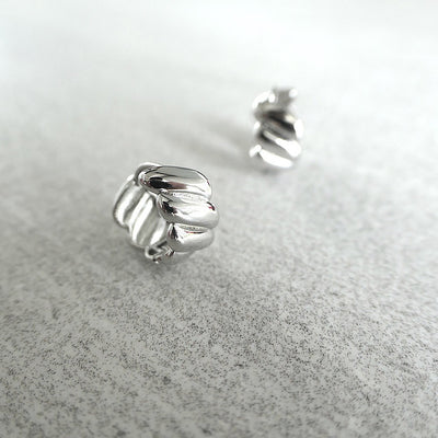 【CS210502】 Sterling Silver Hoop Earrings