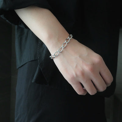 【SB210805】 Sterling Silver Chain Bracelet