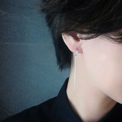 【SE220402】 Sterling Silver Threaded Earrings
