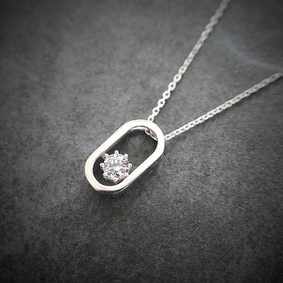 【SN200608】 Sterling Silver Pendant Necklace