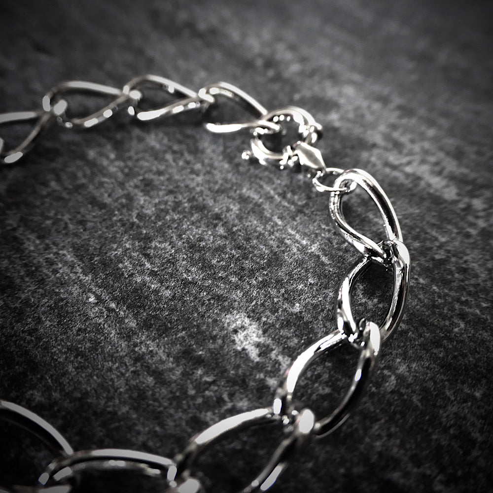 【SB210805】 Sterling Silver Chain Bracelet