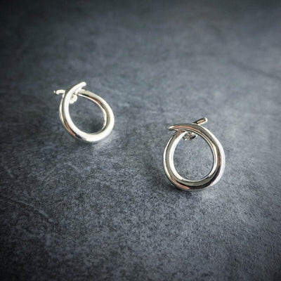 【CS191215】Sterling Silver Stud Earrings