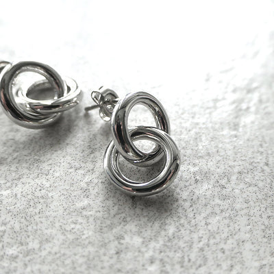 【SE210208】 Sterling Silver Dangle Earrings