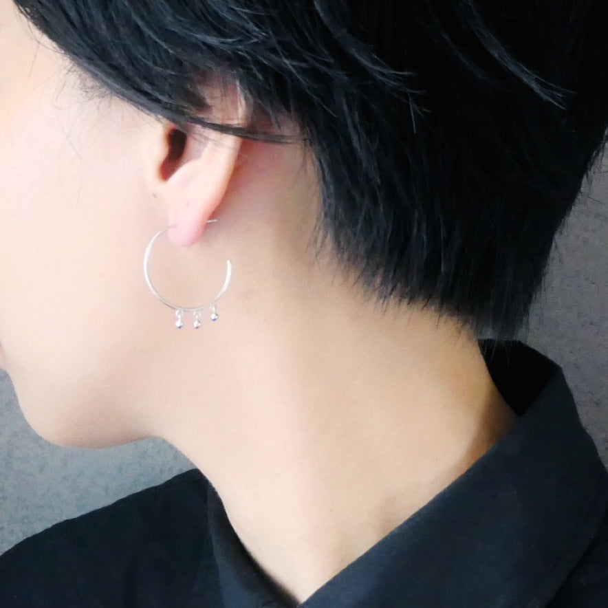 【CS200108】Sterling Silver Dangle Earrings