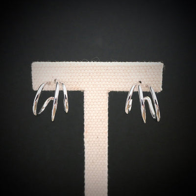 【CS200202】Sterling Silver Hoop Earrings