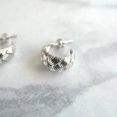 【CS200806】 Sterling Silver Hoop Earrings