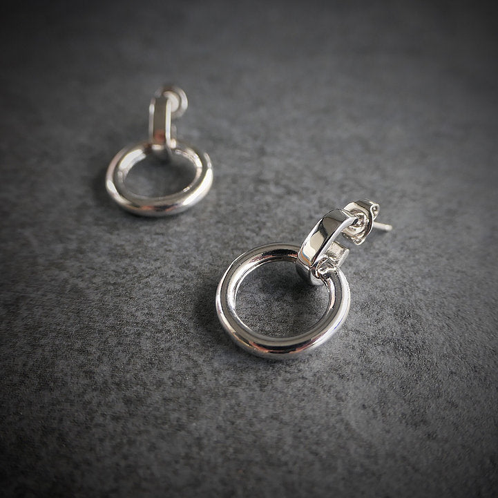 【CS200107】Sterling Silver Dangle Earrings