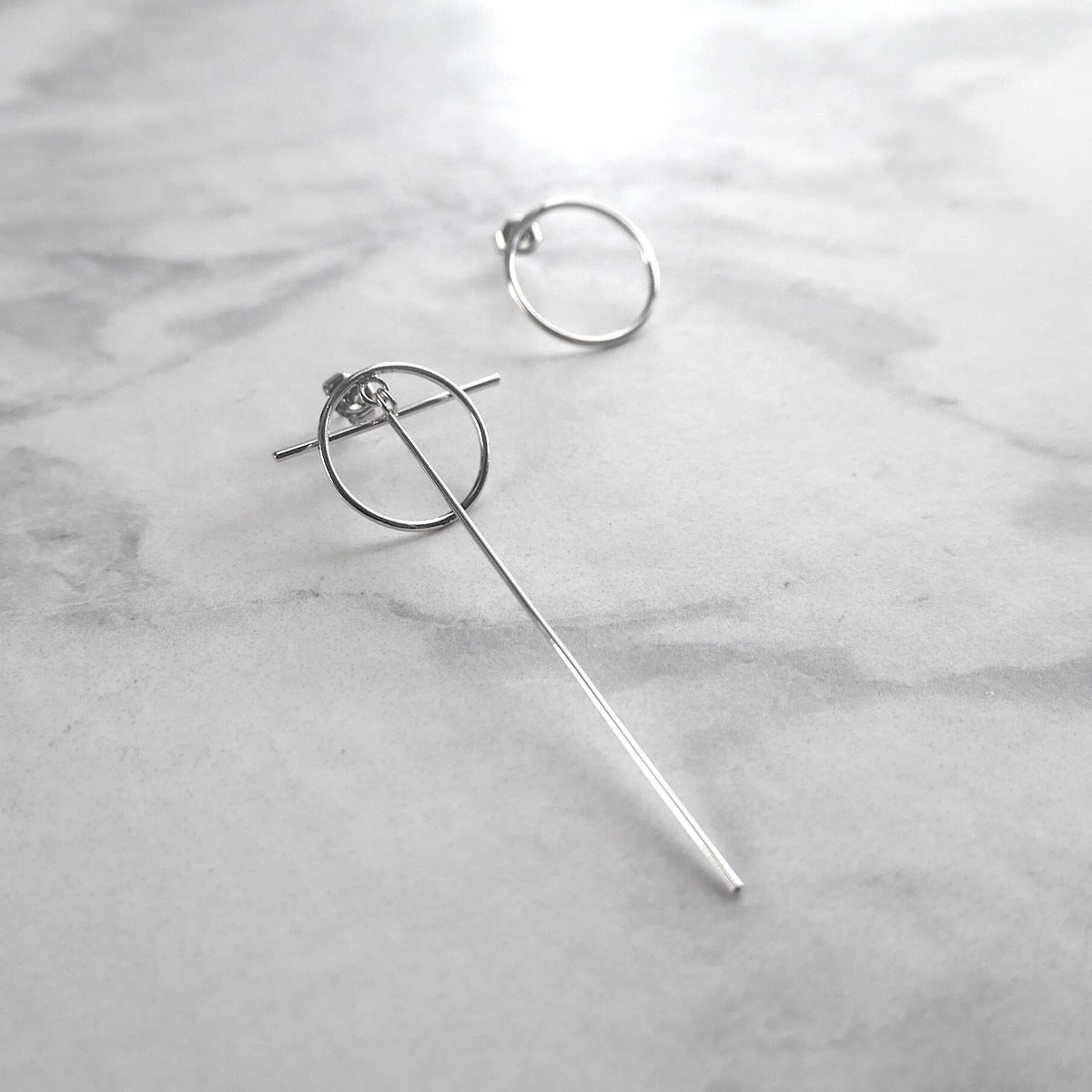 【SE220403】 Sterling Silver Dangle Earrings
