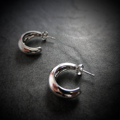 【CS200211】Sterling Silver Hoop Earrings