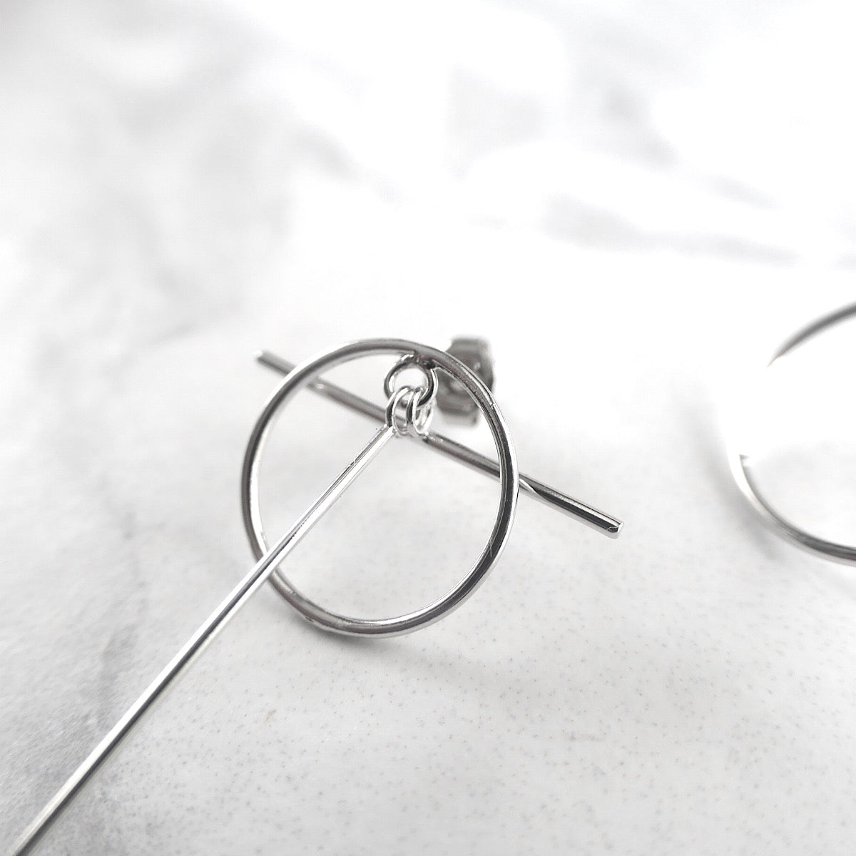 【SE220403】 Sterling Silver Dangle Earrings
