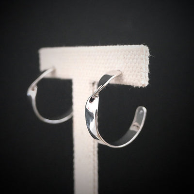 【CS191111】Sterling Silver Hoop Earrings