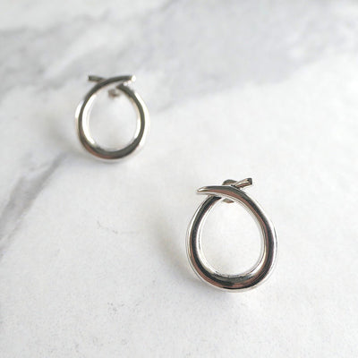 【CS191215】Sterling Silver Stud Earrings