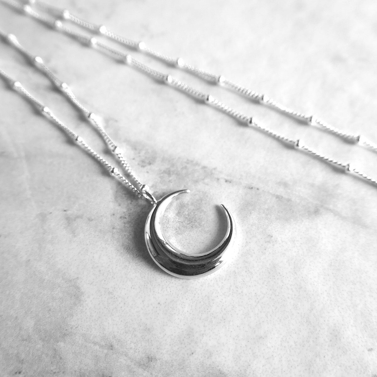 【SN211101】Sterling Silver Pendant Necklace