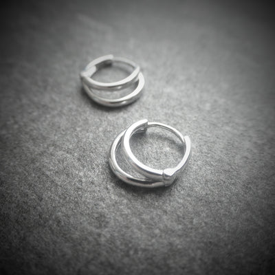 【SE230202】Sterling Silver Hoop Earrings
