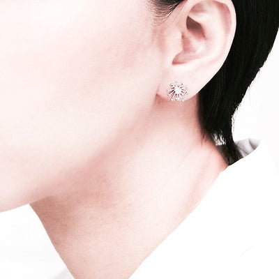 【CS191116】Sterling Silver Stud Earrings