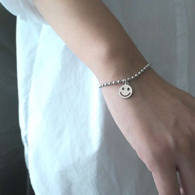 【BR210508】 Sterling Silver Charm Bracelet