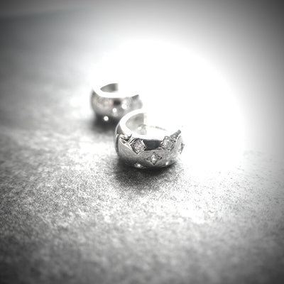 【SE230205】Sterling Silver Hoop Earrings
