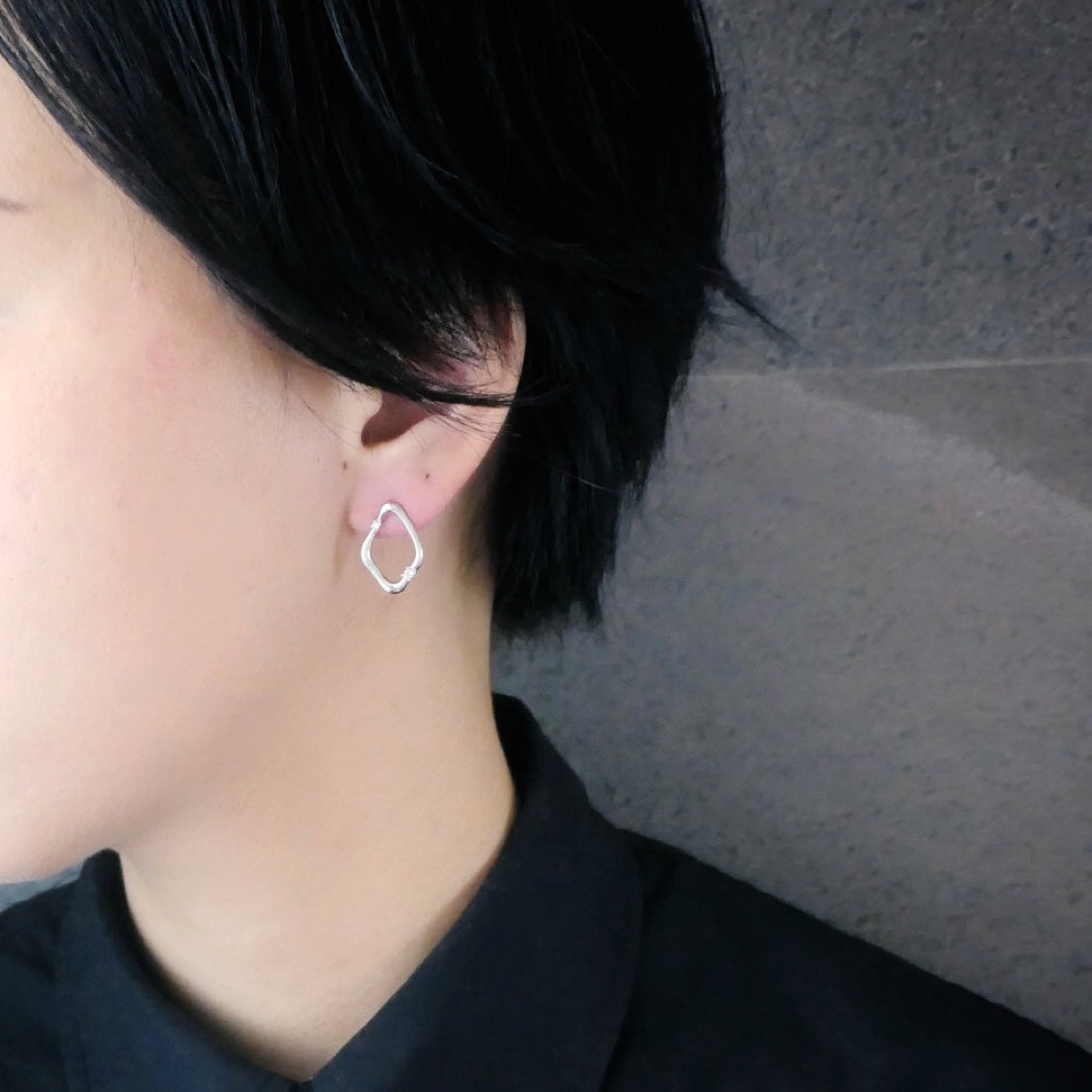 【CS191024】 Sterling Silver Stud Earrings