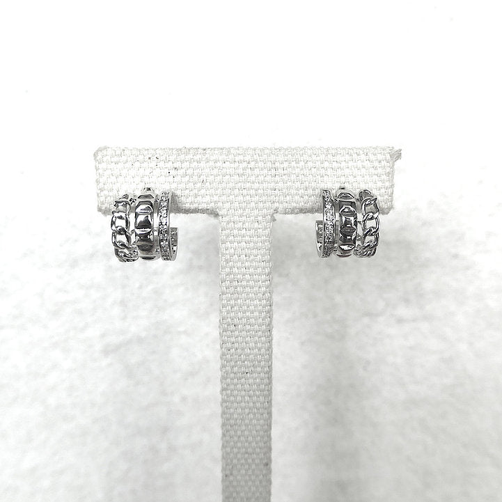 【CS200112】Sterling Silver Hoop Earrings