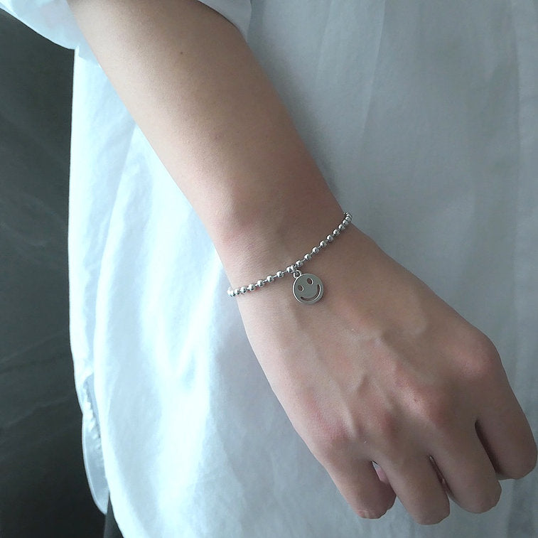 【BR210508】 Sterling Silver Charm Bracelet