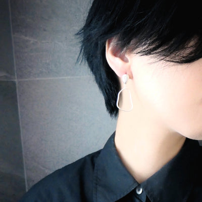 【CS200314】 Sterling Silver Dangle Earrings