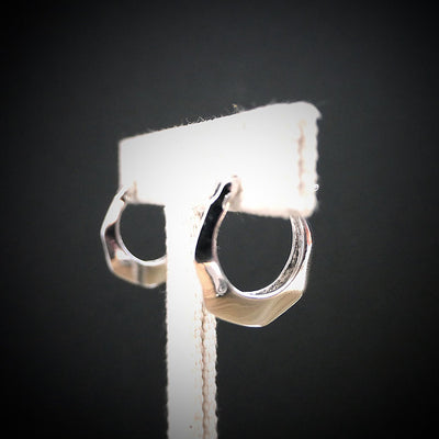 【CS200205】Sterling Silver Hoop Earrings