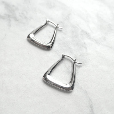 【CS200203】Sterling Silver Hoop Earrings