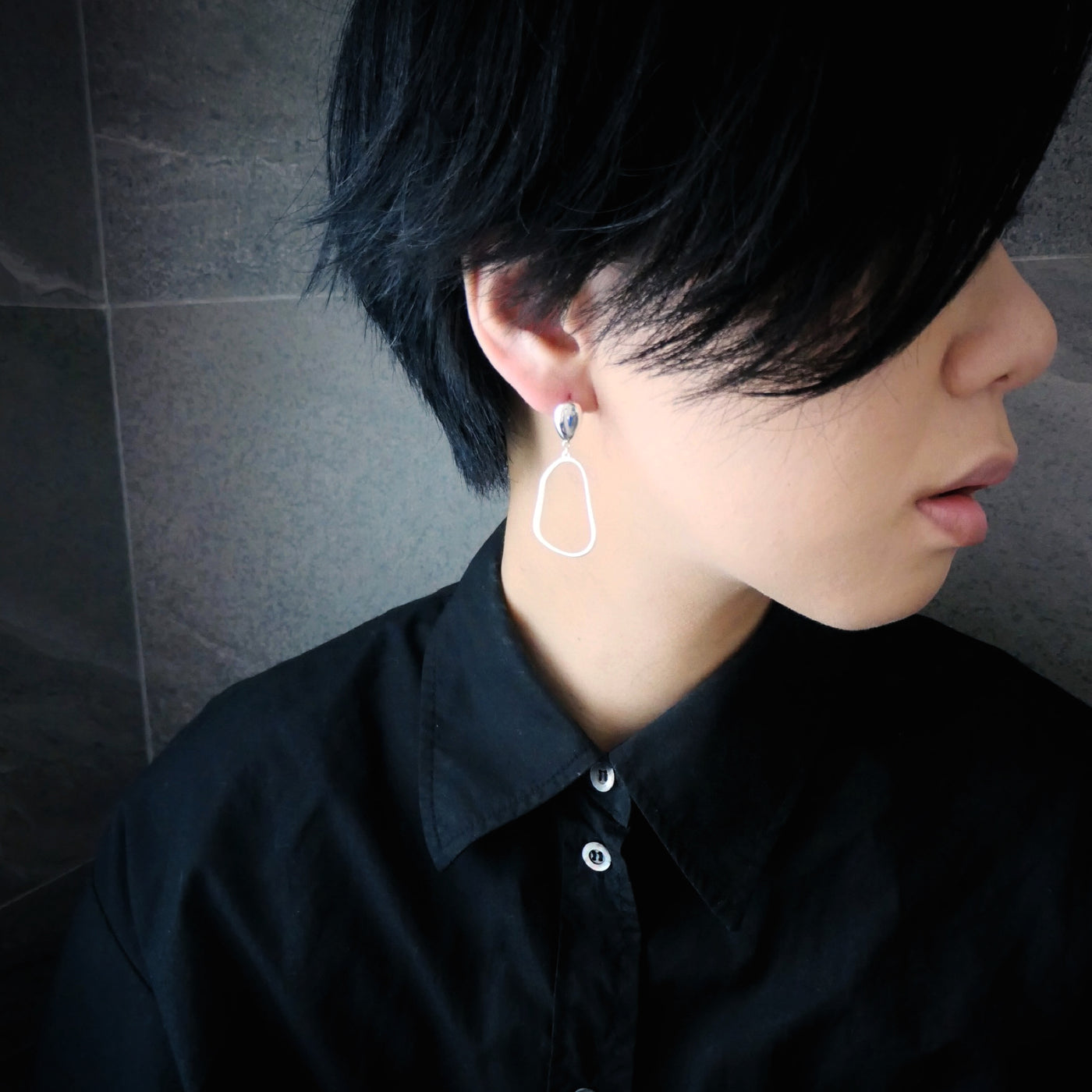 【CS200314】 Sterling Silver Dangle Earrings