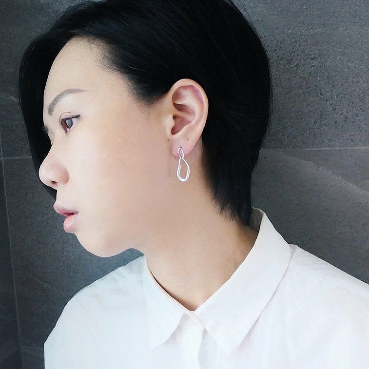 【CS191038】Sterling Silver Dangle Earrings