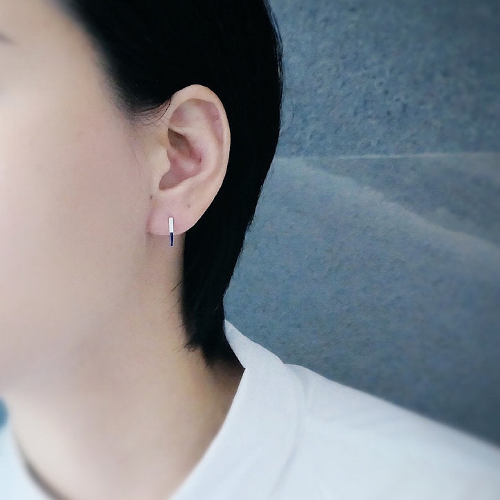 【CS201207】 Sterling Silver Hoop Earrings