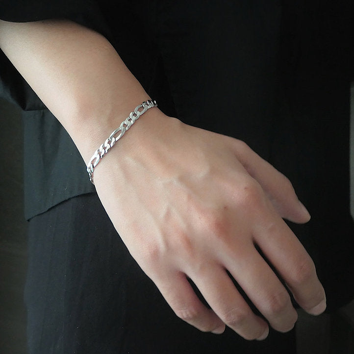 【SB210803】 Sterling Silver Chain Bracelet