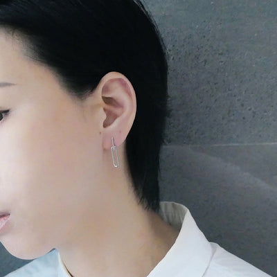 【CS191039】Sterling Silver Dangle Earrings