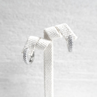 【SE221104】Sterling Silver Hoop Earrings
