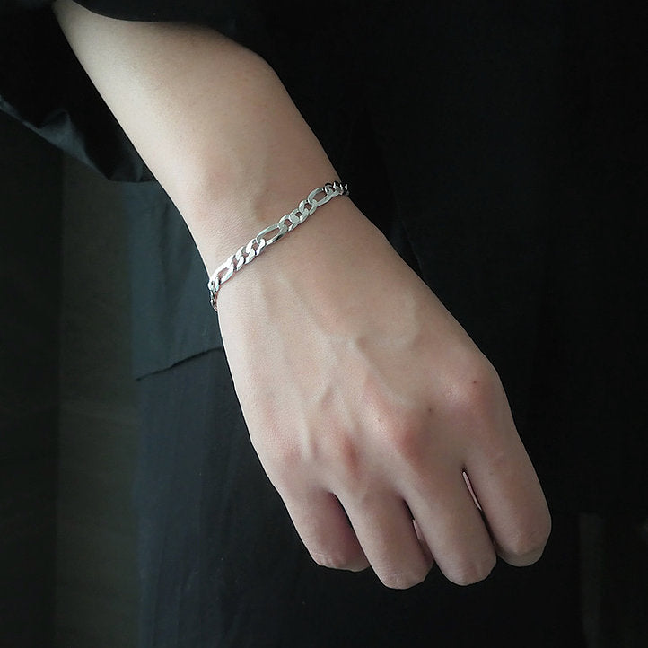 【SB210803】 Sterling Silver Chain Bracelet