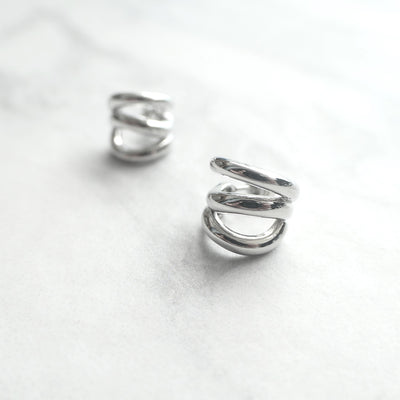 【SE230204】Sterling Silver Hoop Earrings
