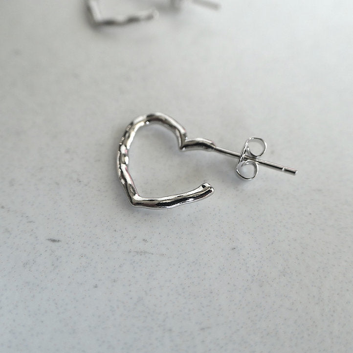 【CS200110】Sterling Silver Hoop Earrings