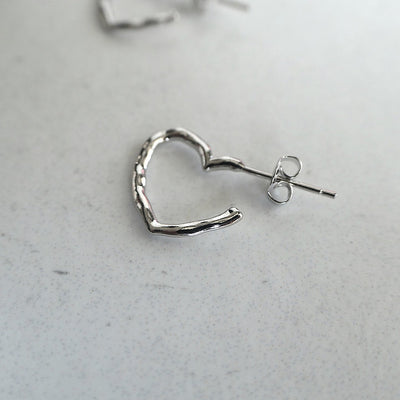 【CS200110】Sterling Silver Hoop Earrings