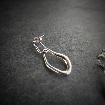 【CS191038】Sterling Silver Dangle Earrings