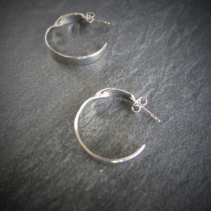 【CS191111】Sterling Silver Hoop Earrings