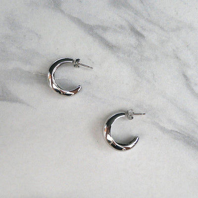 【CS200211】Sterling Silver Hoop Earrings