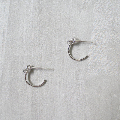 【CS200201】Sterling Silver Hoop Earrings